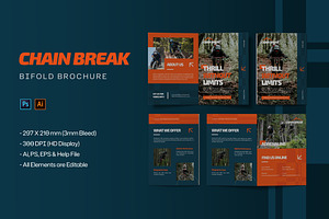Chain Break - Bifold Brochure, a Brochure Template by StreaksideStd