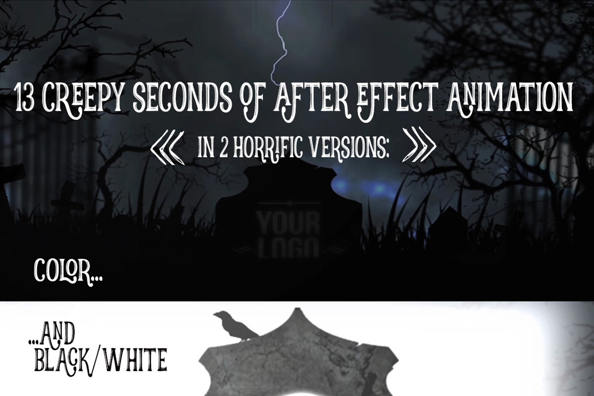 Horror Animation for Halloween (AE), a Templates & Theme by the little wonder shop (Photo 2 of 5)