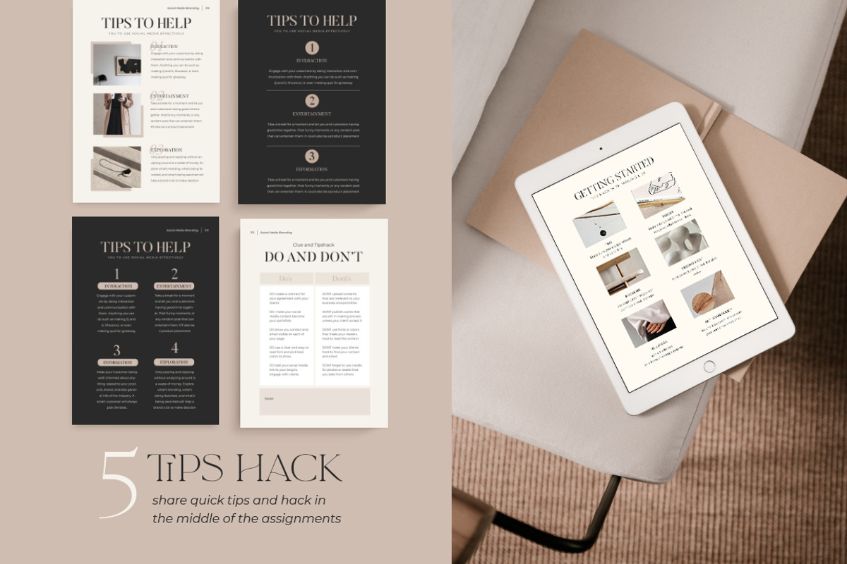 6 in 1 Bundle Coach Creator CANVA PS, a Magazine Template by Eviory (Photo 37 of 106)