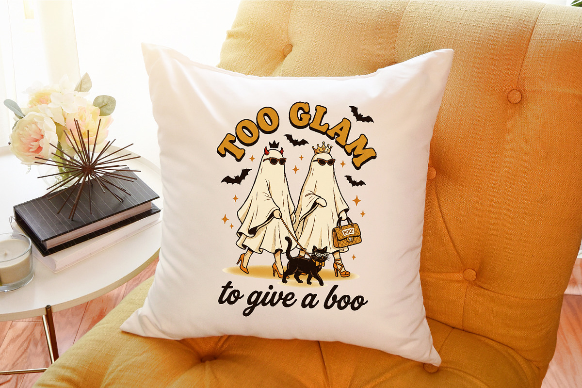 Too Glam to Give a Boo,Funny, a Work Illustration by Sublimation Artist (Photo 9 of 9)