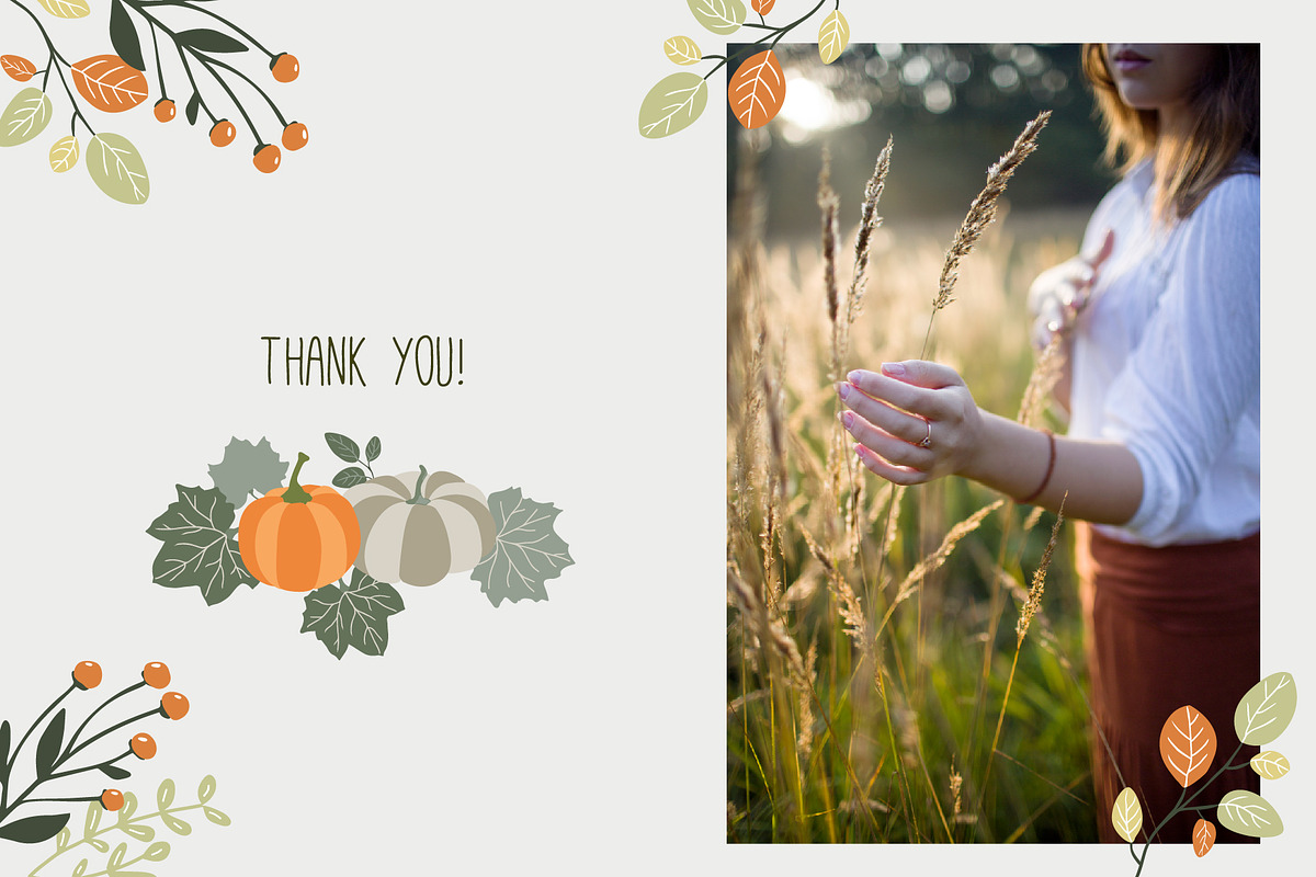 Autumn Atmosphere set, an Animal Illustration by Cozy pattern shop (Photo 7 of 7)