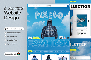 E-commerce Landing Page, a Templates & Theme by sajon.co