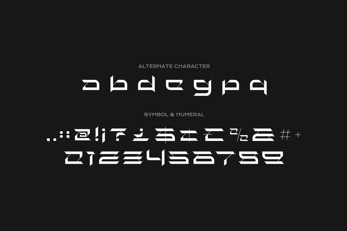 Cyber Tronic - Edgy Cyberpunk Font, a Serif Font by Imoodev (Photo 4 of 5)