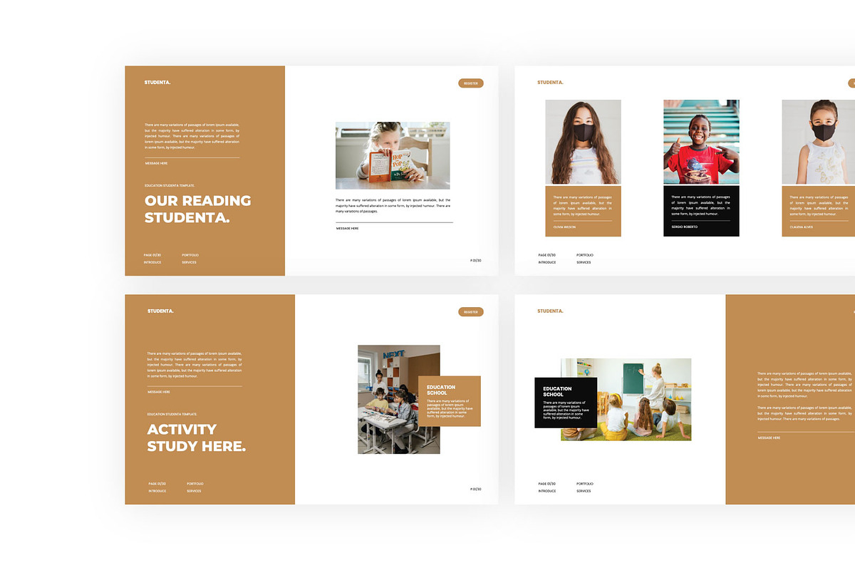 Studenta - An Education Presentation, a Presentation Template by Universitype (Photo 4 of 9)
