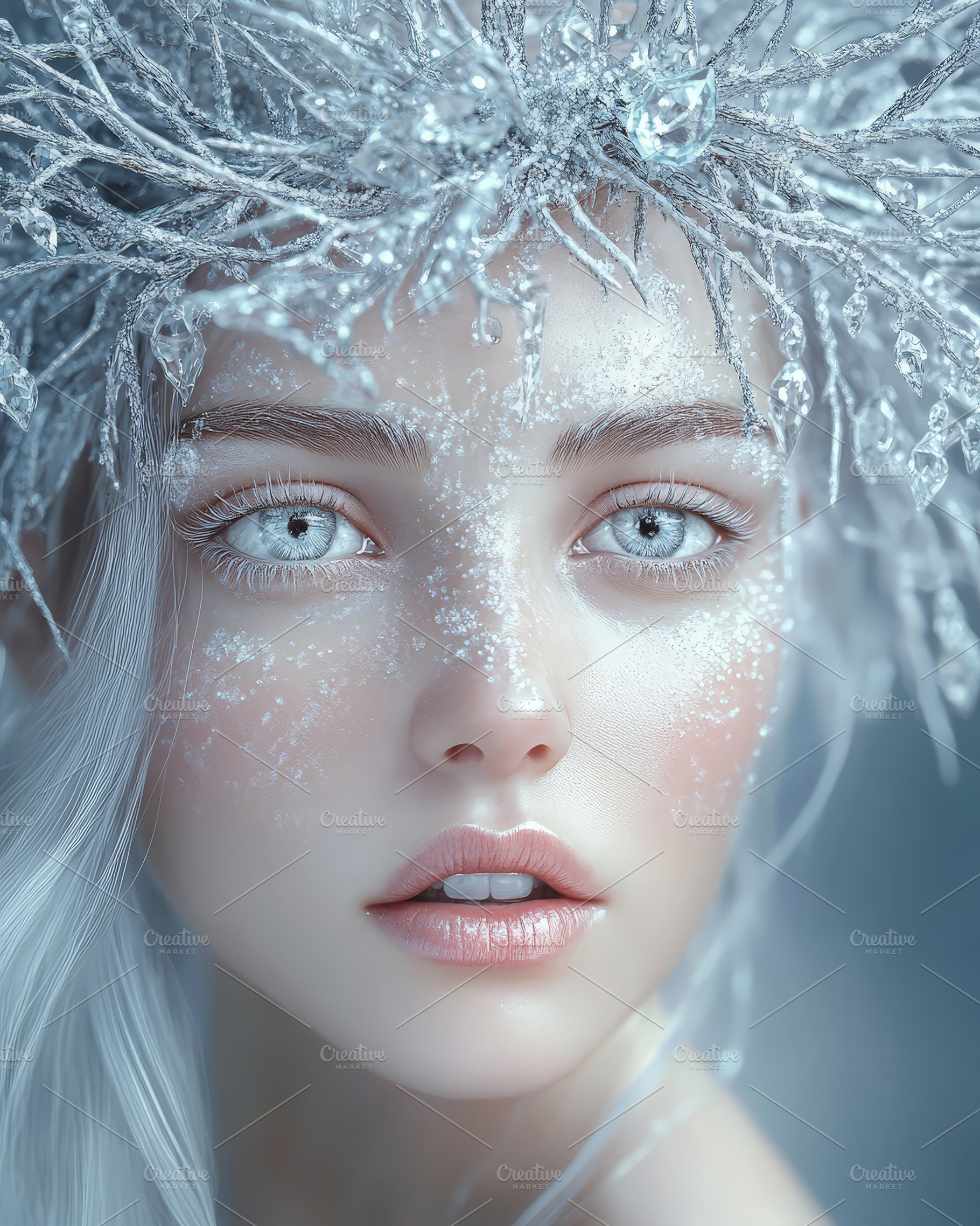 Ice Queen Portrait, a Person Photo by Hamza067