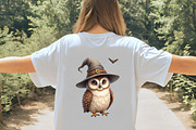 Halloween Owls with Witch Hats Clipa, an Illustration by CrexoraLab (Thumbnail 5 of 5)