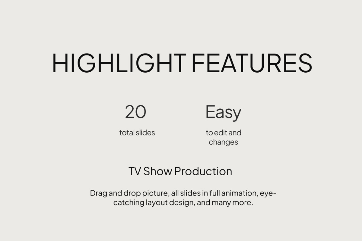 TV Show Production Keynote, a Presentation Template by Loin Studio (Photo 2 of 4)