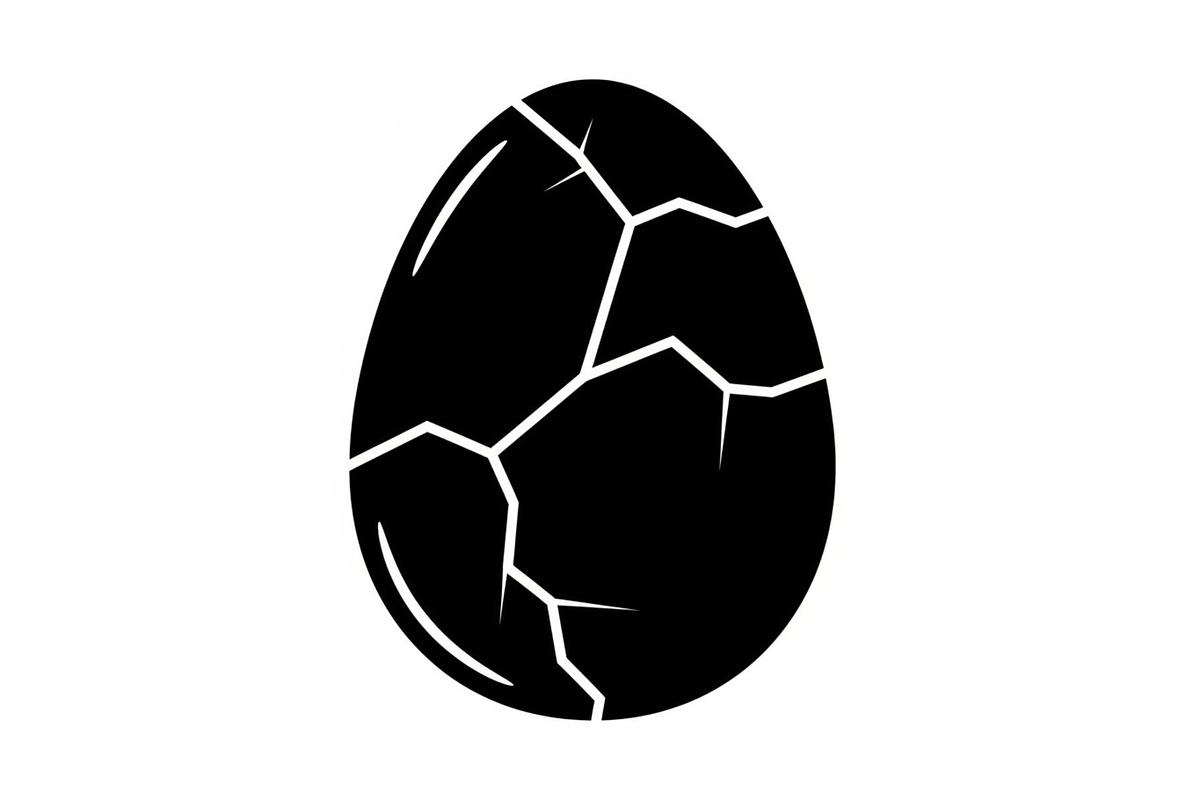 50 Cracked Egg Shell Silhouette, an Illustration by musafir_fashion (Photo 45 of 55)