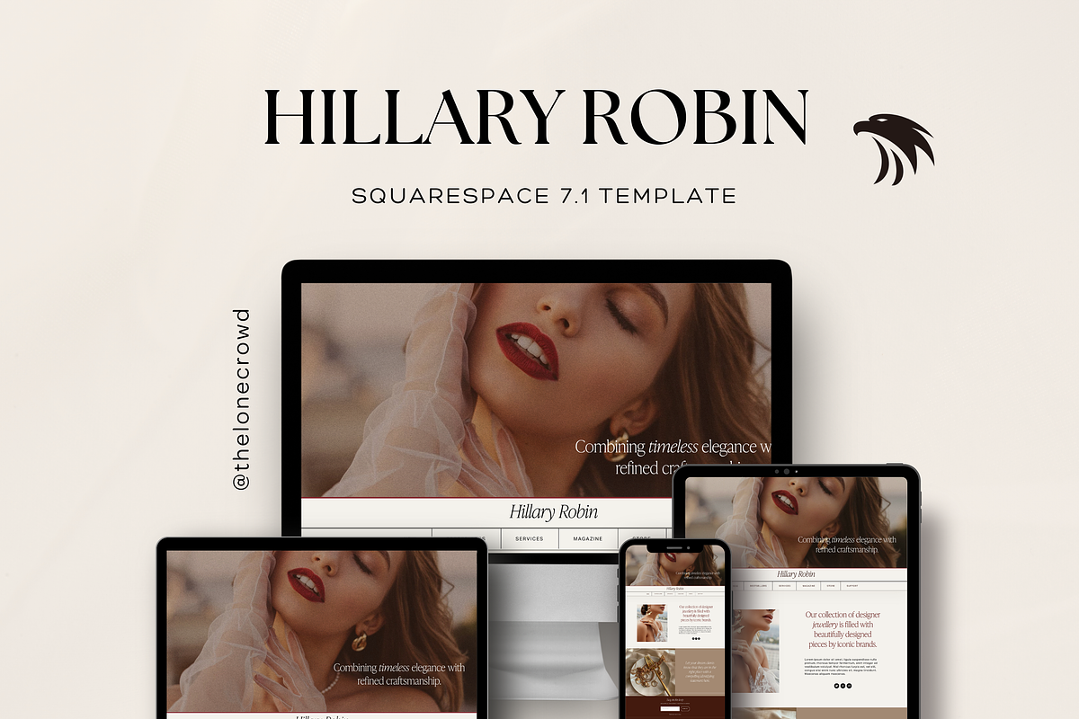 Squarespace 7.1 Website Template, a Squarespace Template by The Lone Crowd (Photo 1 of 8)