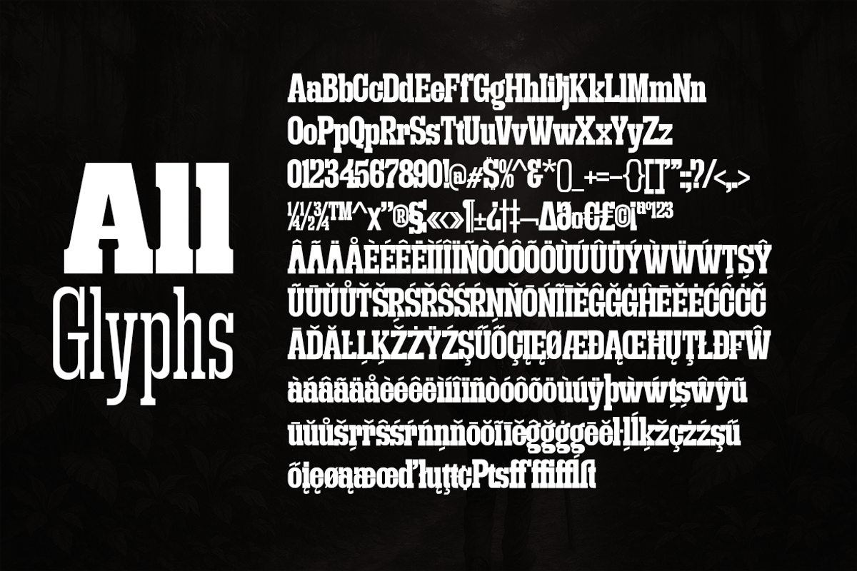 GetUp – Extra Condensed, a Slab Serif Font by groens (Photo 5 of 5)