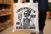 I Asked Myself if I m Okay Skeleton, a Work Illustration by Sublimation Artist (Thumbnail 8 of 9)