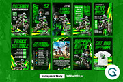 Motocross Team Social Media Template, a Social Media Template by Geelator Studio (Thumbnail 3 of 6)