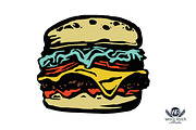 Retro Diner Linocuts, an Illustration by WhiteRiverStudio (Thumbnail 6 of 11)