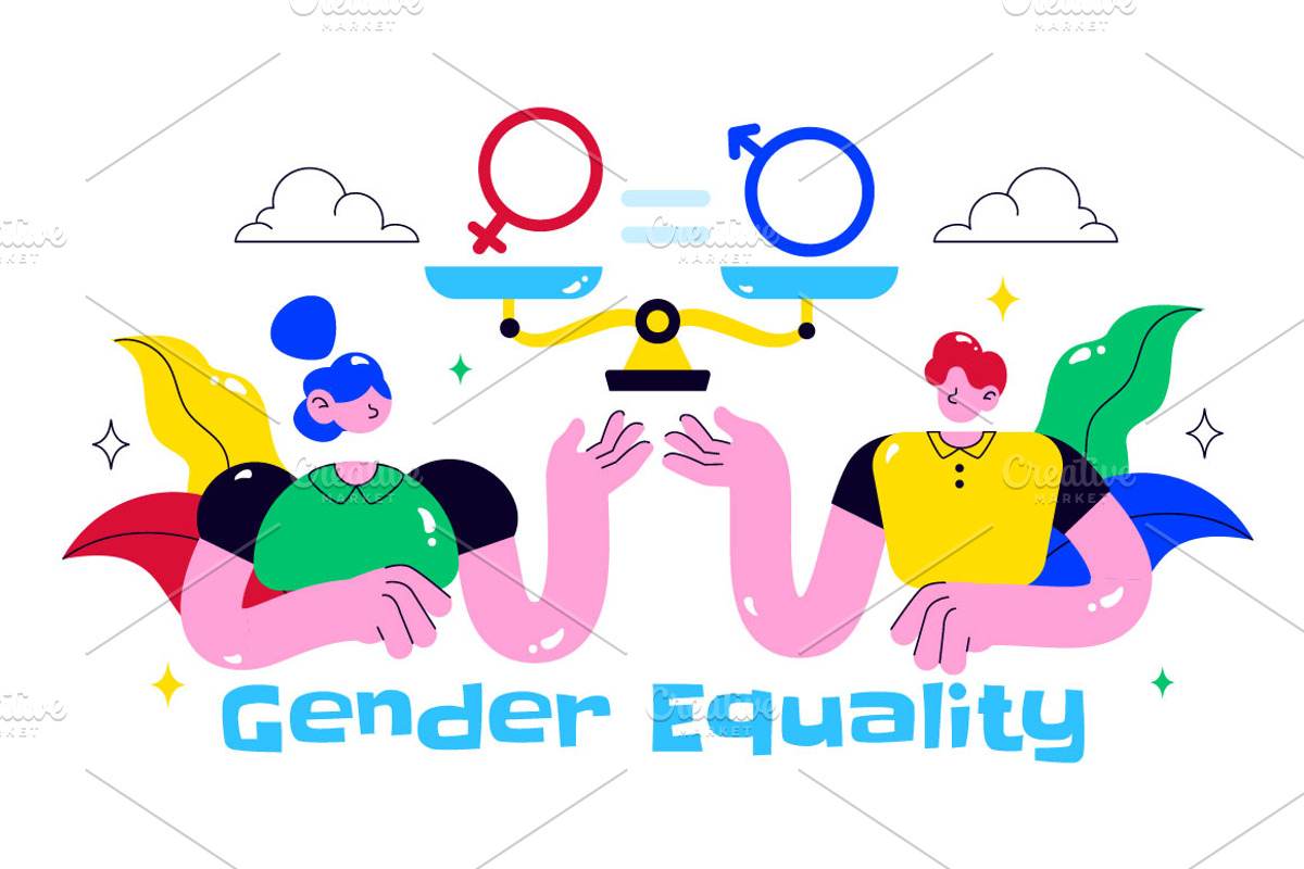 10 Gender Equality Illustration, a Person Illustration by denayunebgt (Photo 4 of 4)