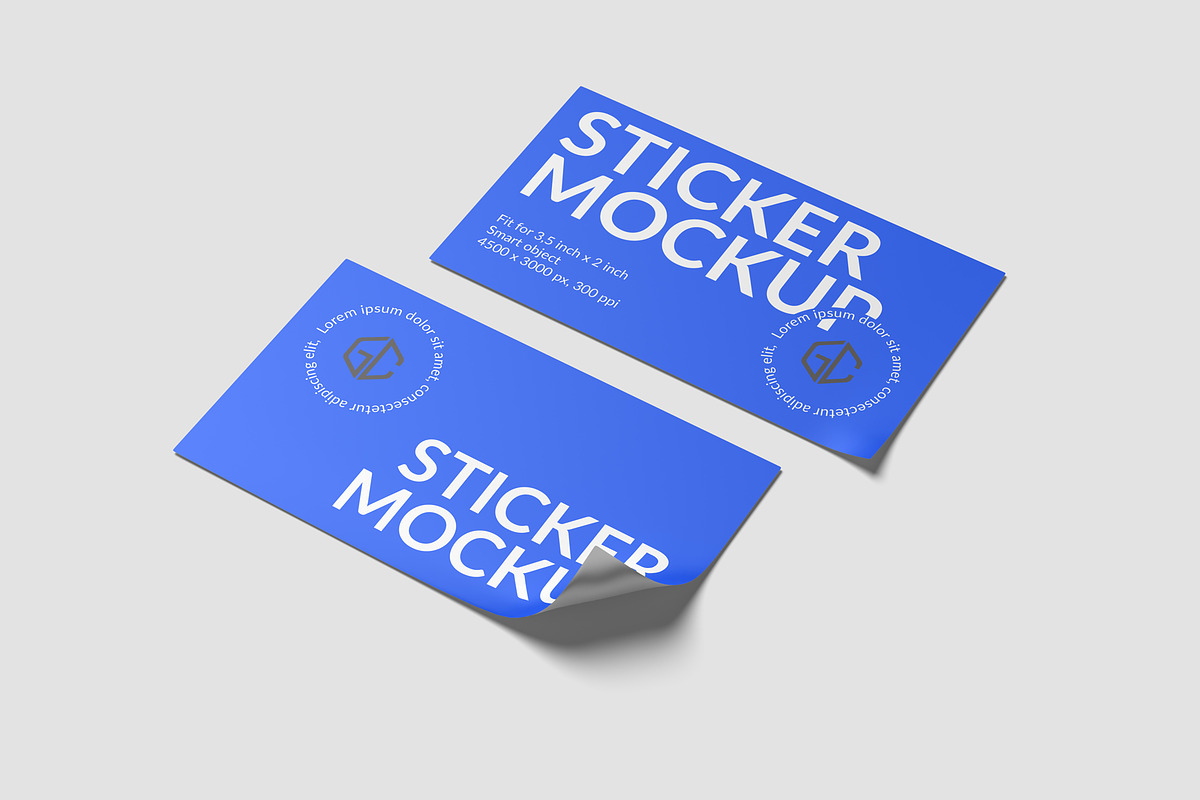 Sticker Mockups, an Advertising Mockup by graphiccrew (Photo 5 of 10)