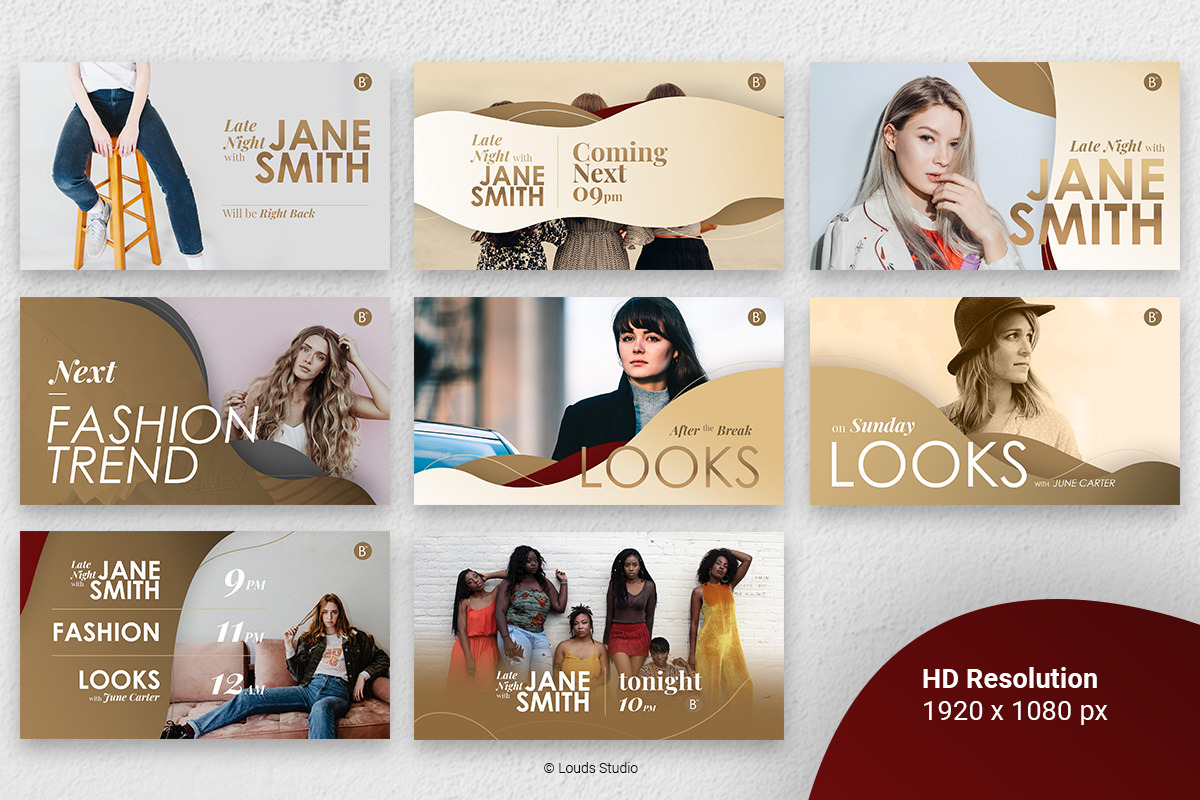 Woman Channel Youtube Broadcast, a Social Media Template by Louds Studio (Photo 3 of 6)