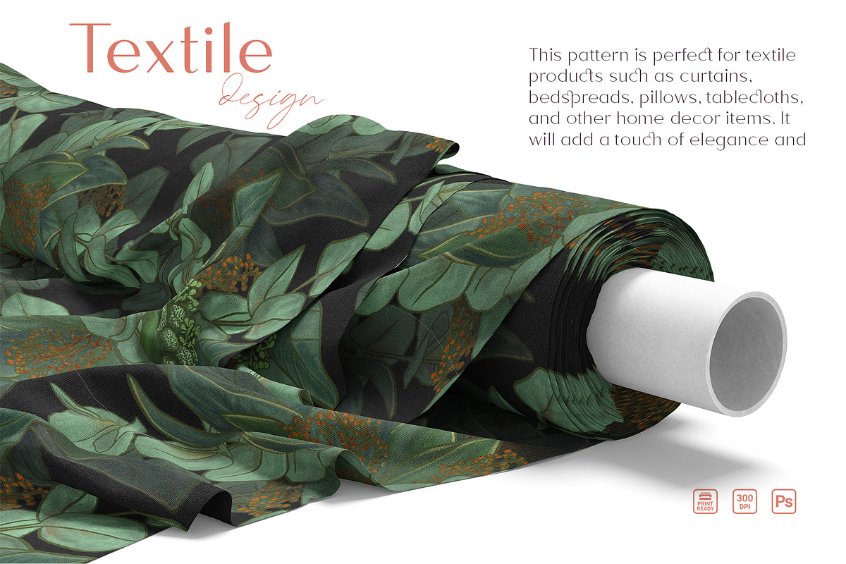 Seamless patterns Song of Magnolia, a Pattern Graphic by Yana Dobrik (Photo 5 of 13)
