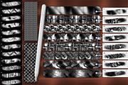 Procreate Metallic texture brushes, a Brush Add-On by Revabrush (Thumbnail 4 of 8)