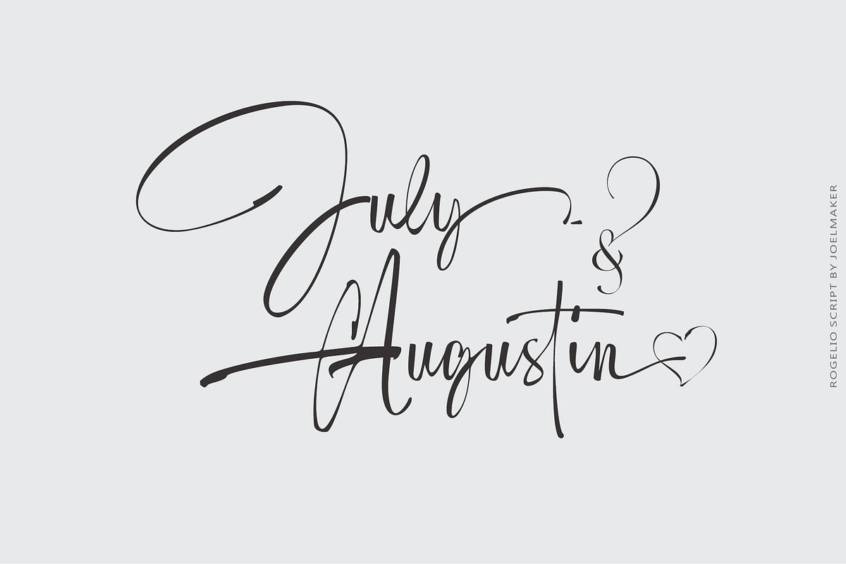 Rogelio Script, a Handwritten Font by joelmaker (Photo 2 of 17)