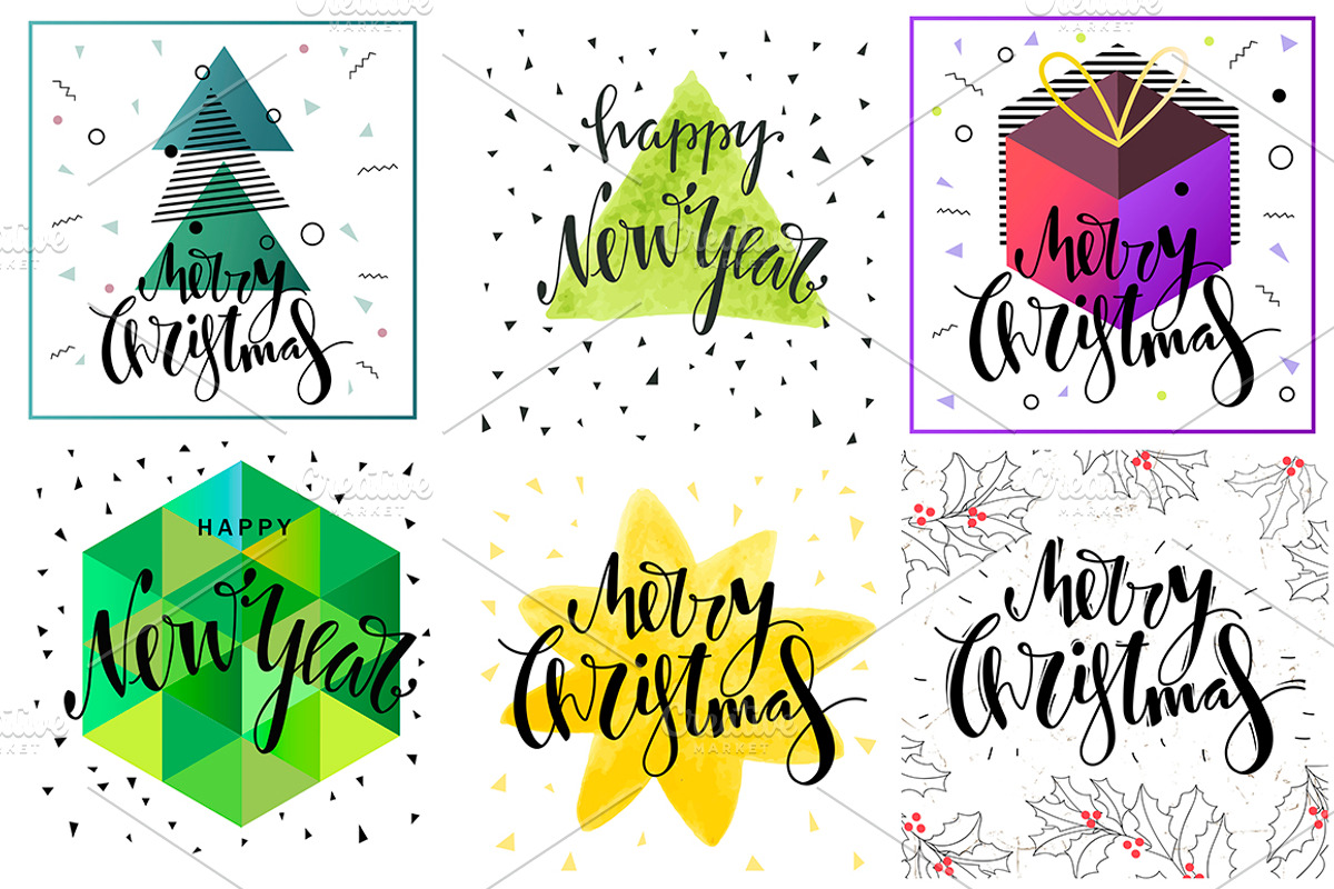 SALE! 30 Merry Christmas gift cards!, a Card Template by mikka_kika (Photo 3 of 6)