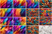 Colorful Feathers Texture Background, a Texture Graphic by Forhadx5 (Thumbnail 8 of 8)