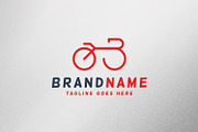 Bike B Letter Logo Template, a Branding & Logo Template by C_Monica (Thumbnail 1 of 3)