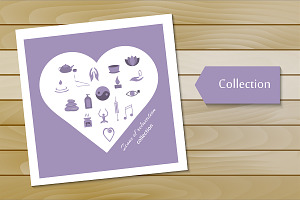 №17 Set of relaxation icons