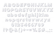 Vector alphabet of simple 3d letters, an Object Graphic by popskraft (Thumbnail 3 of 8)