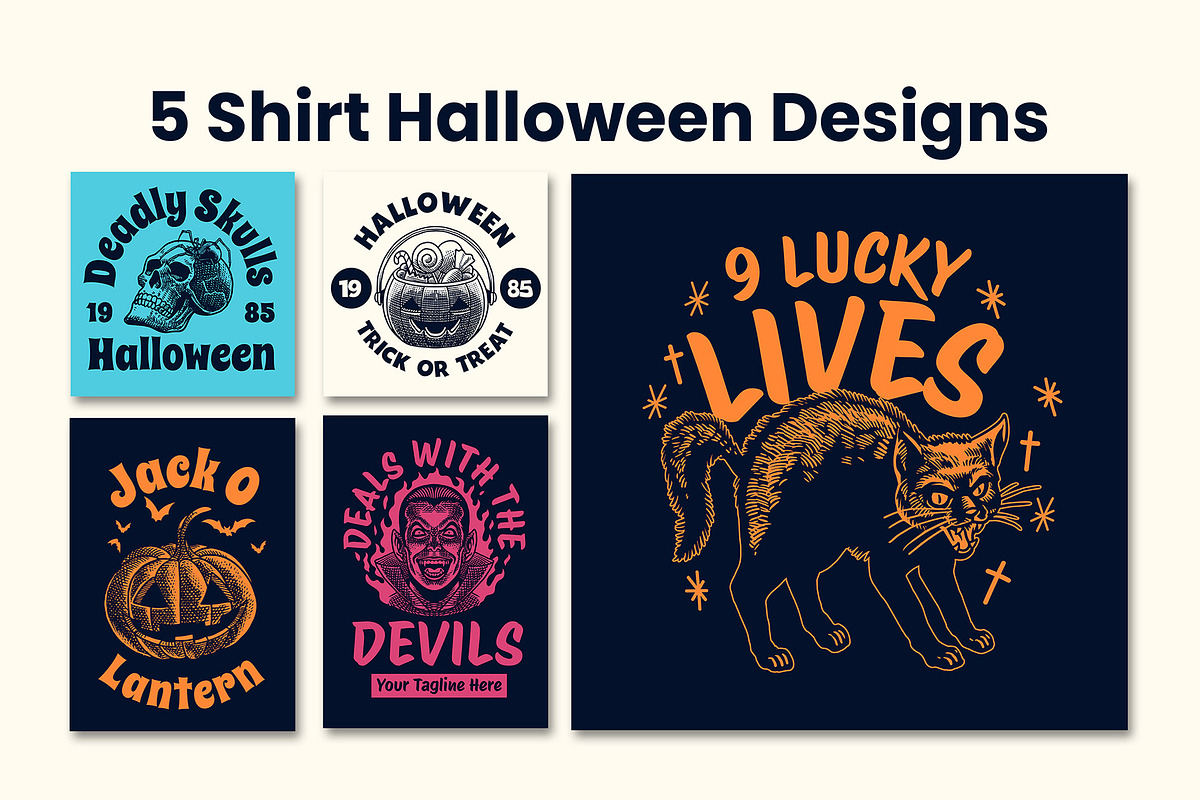 Halloween Hand-Drawn Illustration, an Object Graphic by bazzier_graphik (Photo 4 of 9)
