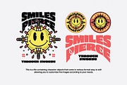 Smiley Sword Retro Illustration, an Object Illustration by Decoconio Design (Thumbnail 2 of 3)