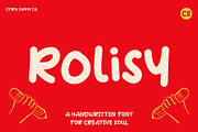 CS Rolisy – Playful Font, a Handwritten Font by Craft Supply Co. (Thumbnail 1 of 8)