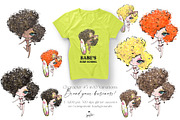 Summer Beach Girls Tropical Clipart, a Person Illustration by KaramfilaS (Thumbnail 4 of 8)