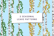 8 Birch Trees Vector Patterns, a Pattern Graphic by Anne Elster Design (Thumbnail 3 of 4)