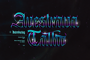 Avestrava Tattoo Blackletter, a Blackletter Font by ilhamtaro (Thumbnail 1 of 12)