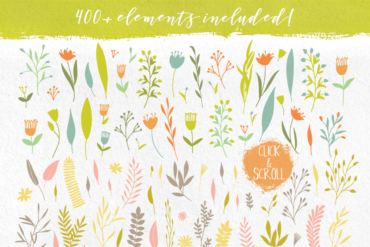 Flowerly Collection, a Decorative Illustration by eclosque (Photo 3 of 11)