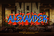 Spooky Brush | Graffiti Brush Font, a Font by Beautypes (Thumbnail 5 of 7)