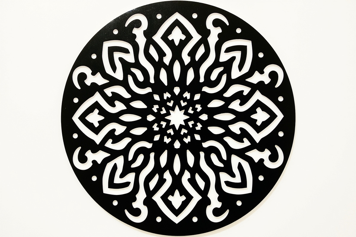 Circular Geometric Laser Cutting Bun, an Object Graphic by BIPLOB EXPERT (Photo 6 of 17)