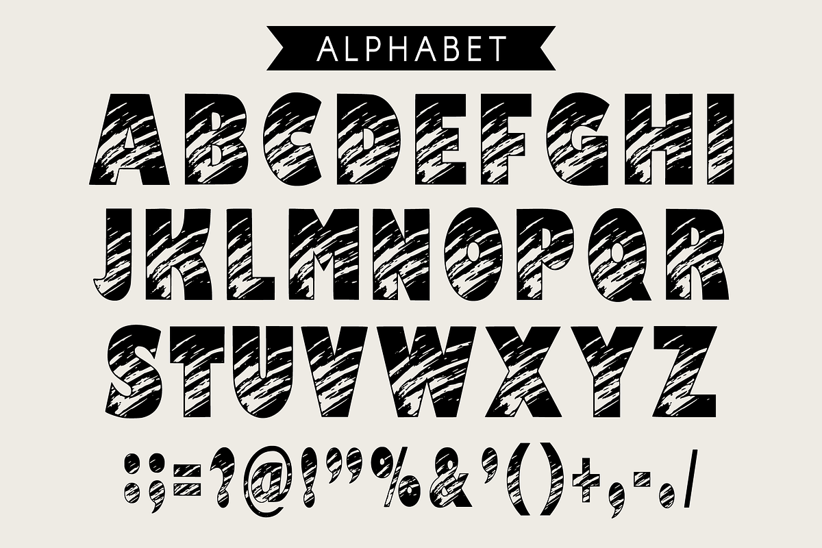 Grunge Bold - Grunge Font Types, a Font by KiddoGlyphs Studio (Photo 5 of 7)