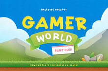 Gamer World - Fun Font Duo