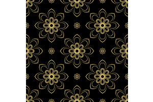Floral Fine Seamless Vector Pattern, a Decorative Illustration by FineArtStudio