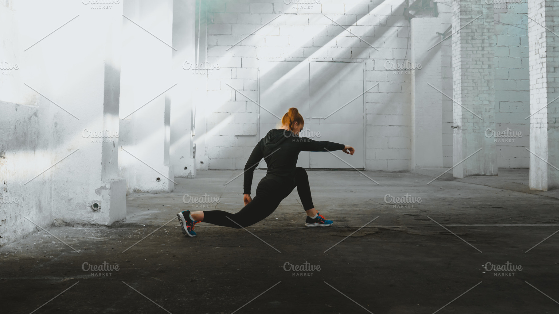 Female practicing karate stock photo containing karate and martial, a Sports & Recreation Photo by supamotion