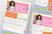 Creative CV Resume, a Resume Template by Annora Studio (Thumbnail 5 of 6)