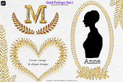 Procreate Brushes Gold Foliage Vol 1, a Brush Add-On by Fashion Workshop Bkk (Thumbnail 4 of 11)