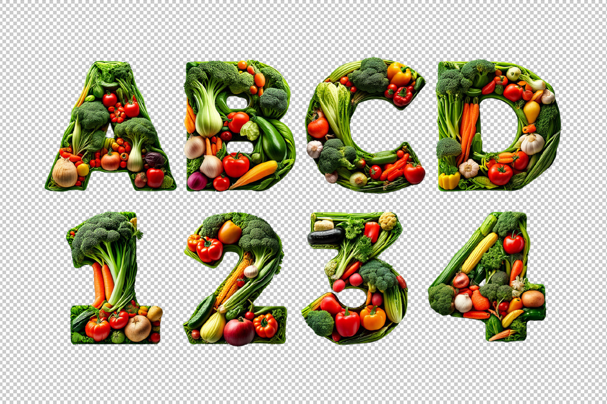 Vegetables Font, a Sans Serif Font by Handmadefont (Photo 16 of 16)