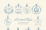 Coastal Christmas Illustration Kit, a Seasonal Illustration by KetteCreate (Thumbnail 6 of 21)