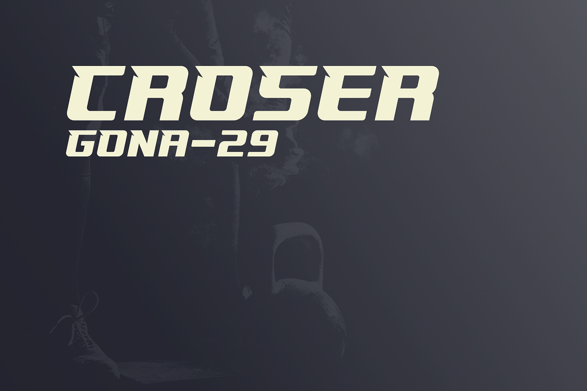 Gebaco - Modern Sport Typeface, a Sans Serif Font by Letterna (Photo 2 of 4)