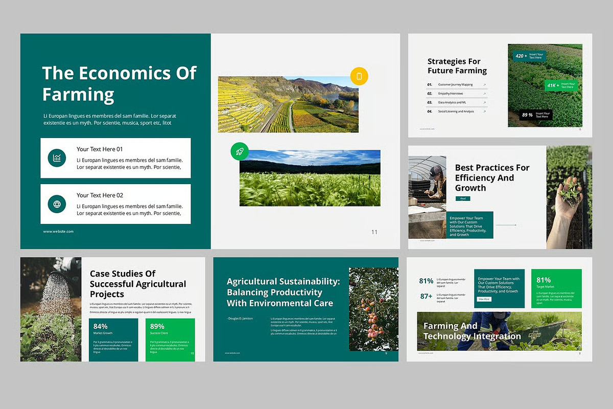Farming Agriculture GSlides, PPoint, a Presentation Template by Fit-tee (Photo 4 of 4)