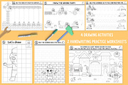 Construction site coloring games, an Education Illustration by Lexi Claus (Thumbnail 10 of 15)