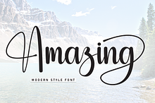 Amazing | Script Font