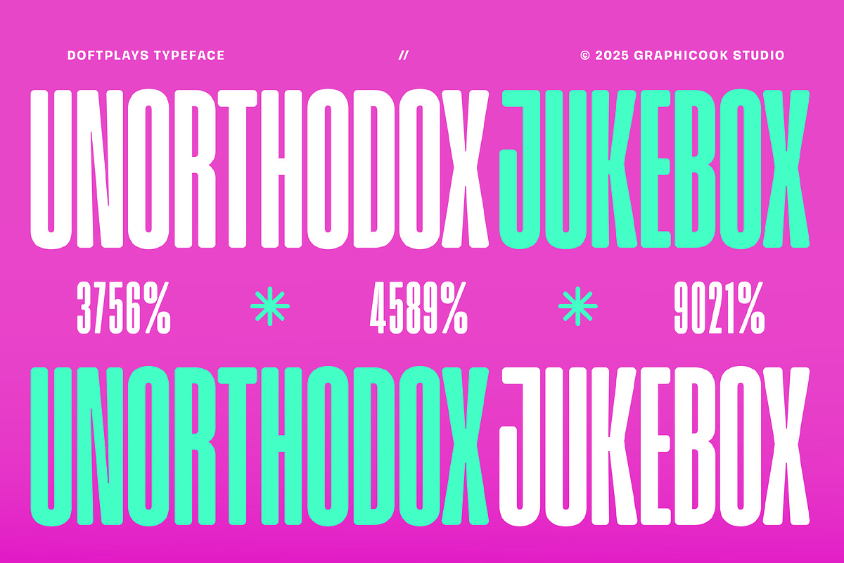Doftplays, a Sans Serif Font by graphicook (Photo 7 of 10)